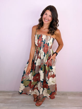 Lasting Impression Midi Dress (Teal)