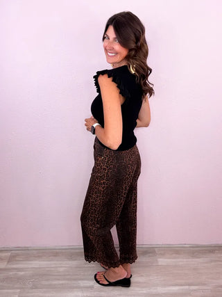 Chic Instincts Leopard Pants
