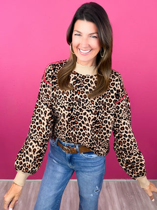 Wild for Winter Sweater Top - LIMITED!