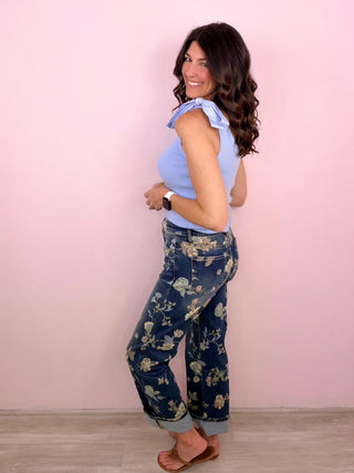 Pretty Little Bow Tank (Blue)