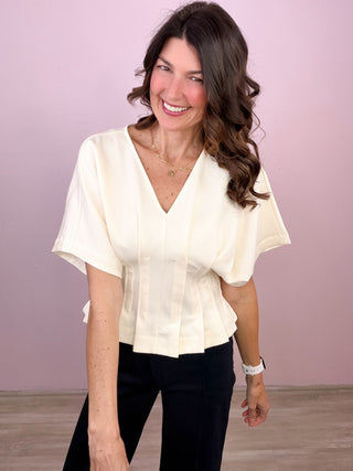 Polished Ease Top (Cream)