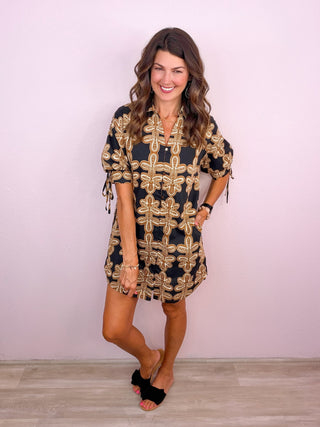 Effortlessly Bold Dress (Black)