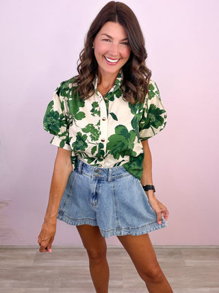 Estate Garden Top (Olive)