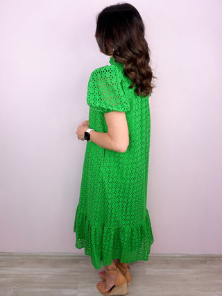 Meadow Whisper Midi Dress