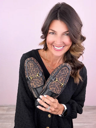 LEOPARD BOUQUET LOAFER