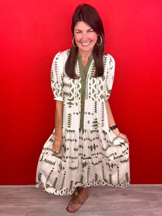 Here We Are Midi Dress