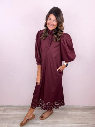 Charming Through Midi Dress