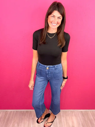 MICA High Rise Wide Leg Premium SOFT Denim