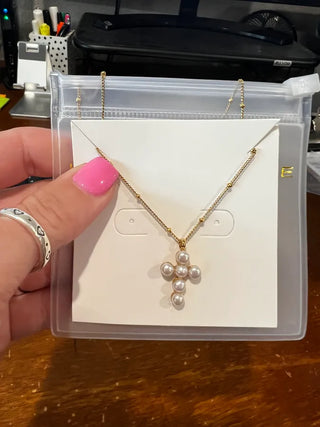 SHANNON CROSS NECKLACE