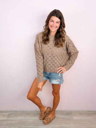 LOVESTITCH® Cozy Charm Chenille Sweater