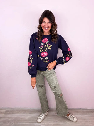 MICA Olive Wide Leg Denim