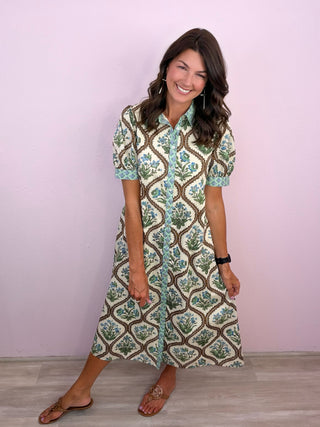 Curated Garden Midi Dress