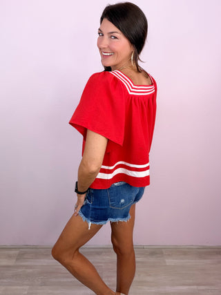 Everyday Rally Top (Red)