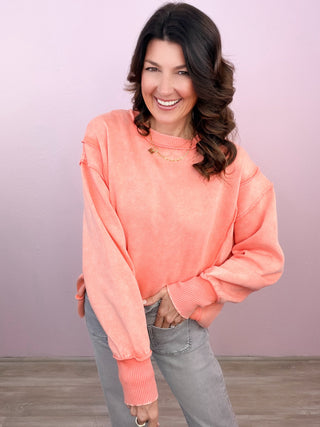 Acid Washed Pullover