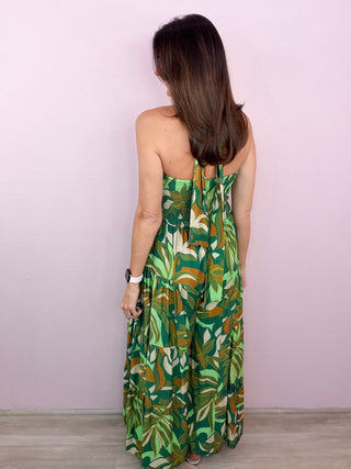 Spring Fling Halter Neck Jumpsuit