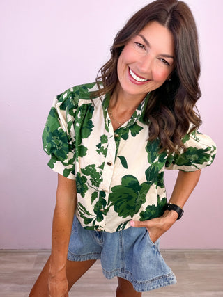 Estate Garden Top (Olive)