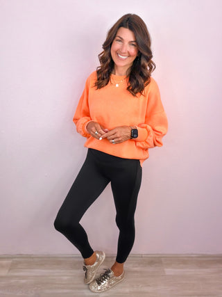 The Everyday Essential Sweatshirt - Orange