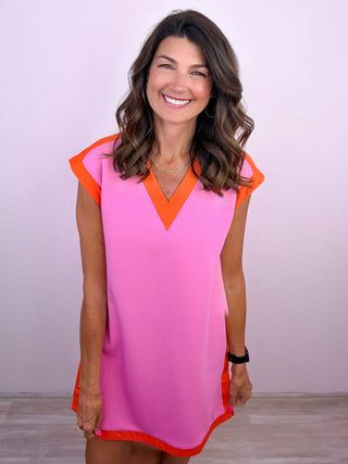 Go To Charm Dress (Pink)