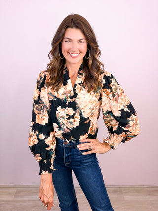 Golden Hour Blooms Top