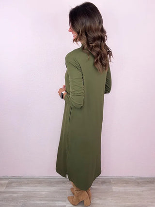 Owning The Day Midi Dress