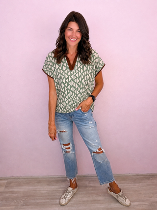 Wear It Well Top (Green)