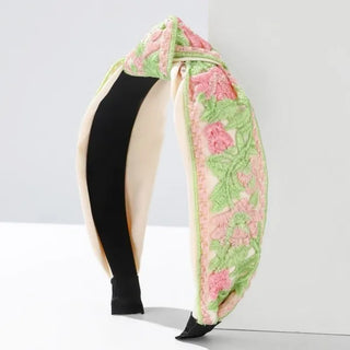 Floral Cottagecore Embroidery Hair Band Headband