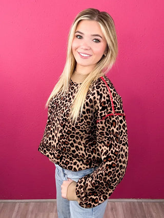 Wild for Winter Sweater Top - LIMITED!