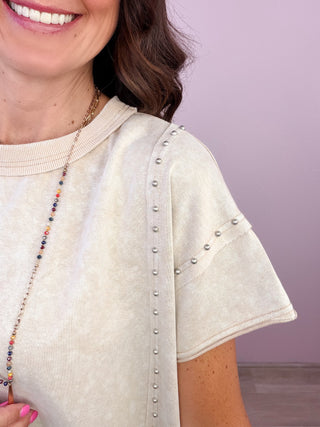 Everyday Luxe Stud Tee