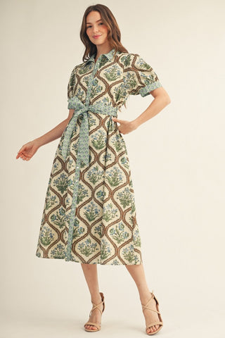 Curated Garden Midi Dress