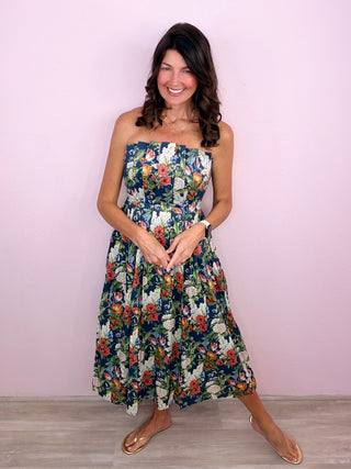 Garden Soirée Midi Dress