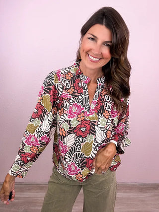 Afternoon Blooms Top