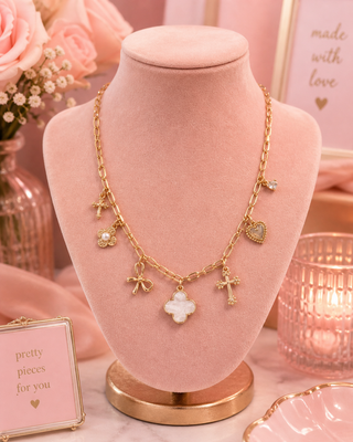 Golden Keepsake Charm Necklace