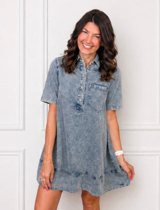Charming Must Denim Dress