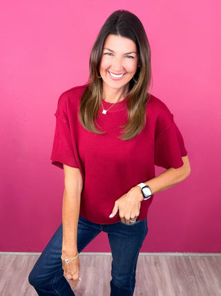 Perfectly Yours Lightweight Sweater Top