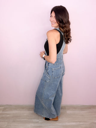 Effortless Agenda Denim Overalls