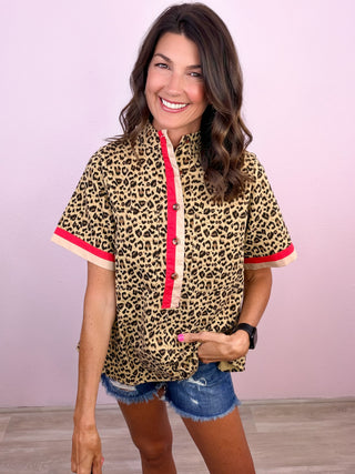 Wild Card Top (Taupe)