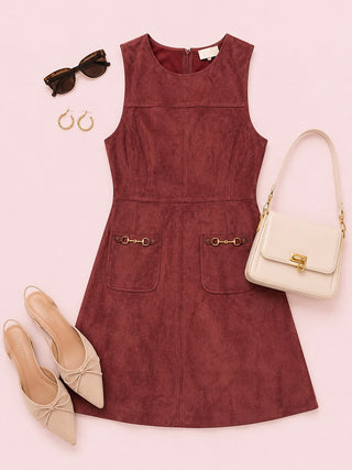 Signature Moment Dress (Merlot)