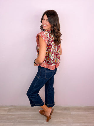 MICA HR Wide Crop Denim (Dark Wash)