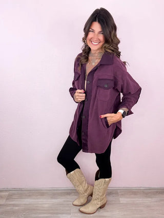 Oversized Fleece Shacket