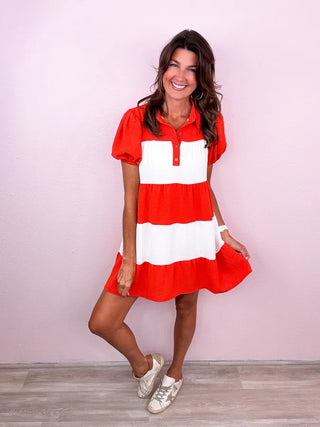 Sideline Sweetheart Dress