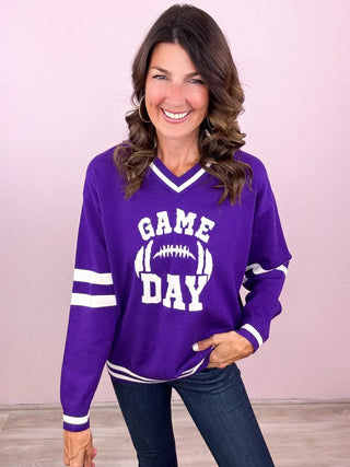 Game Day Varsity Sweater