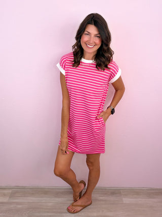 Simple Agenda Dress (Pink)