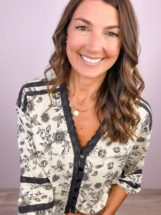 Lace Line Blouse