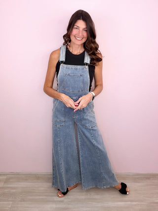Effortless Agenda Denim Overalls