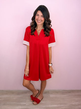 Chic Days Dress (Red)