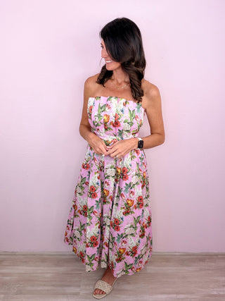 Garden Soirée Midi Dress