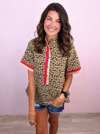 Wild Card Top (Taupe)
