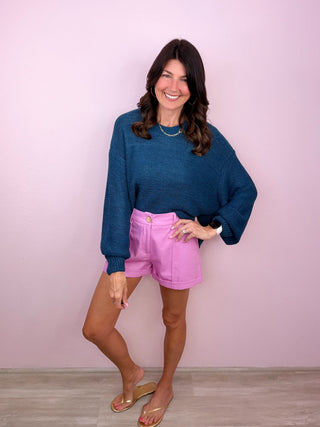 True Style Solid Sweater