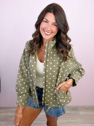 Dot & Dwell Jacket (Olive)