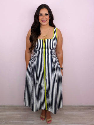 A Chic Stroll Midi Dress